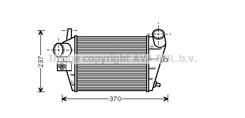 AVA QUALITY COOLING tarpinis suslėgto oro aušintuvas, kompresorius ALA4085